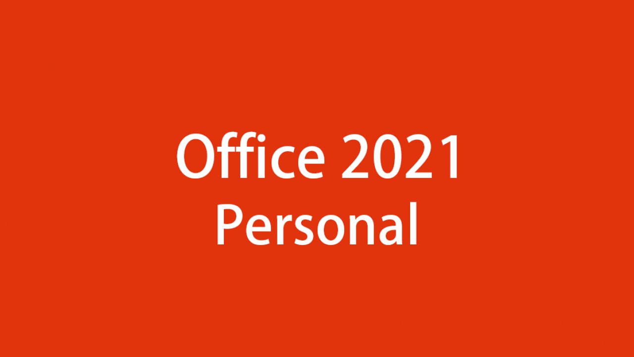Microsoft Office Personal Plus 2021